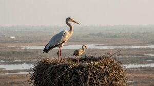 Кризис в гнездах: дальневосточные аисты отказываются выводить птенцов