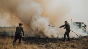 В Приморье ввели пожароопасный сезон из-за выжигания травы