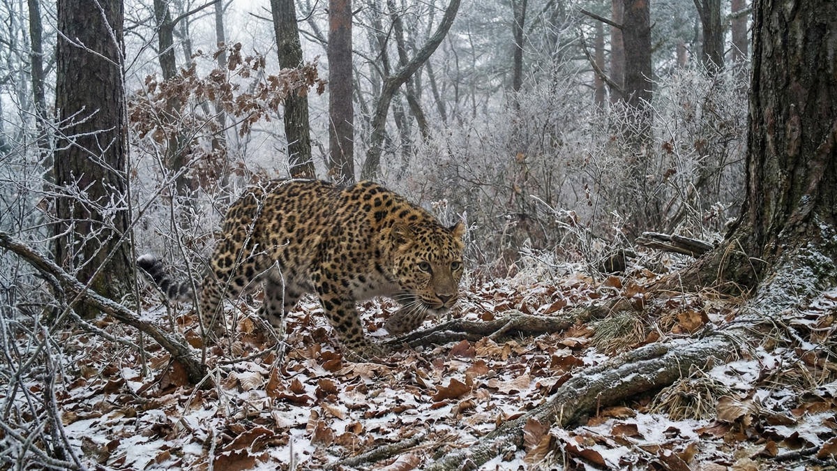 Дальневосточный леопард осваивает территорию заказника под Уссурийском Дальневосточный леопард осваивает территорию заказника под Уссурийском