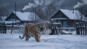 Два конфликтных тигра отловлены в Приморье в начале года