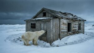 Арктика без льда: почему белые медведи все чаще приходят к людям