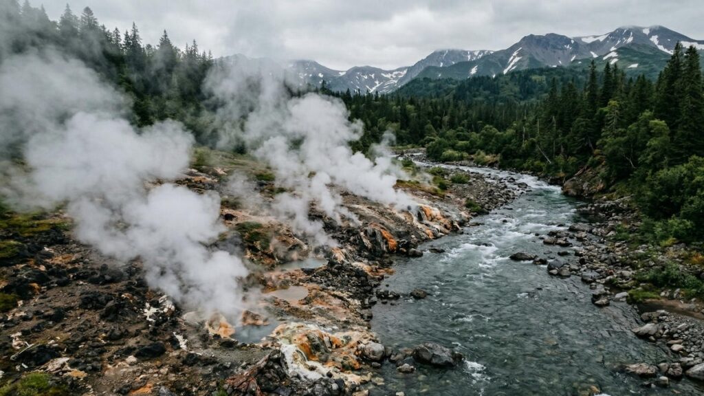 Термальные воды и выбросы газа: как меняется ландшафт Камчатки