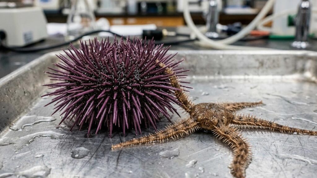 На Камчатке исследуют токсины морских ежей и многощетинковых червей