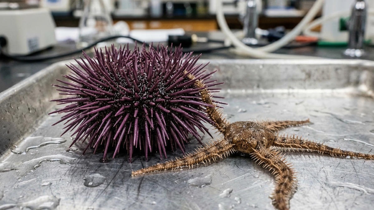 На Камчатке исследуют токсины морских ежей и многощетинковых червей