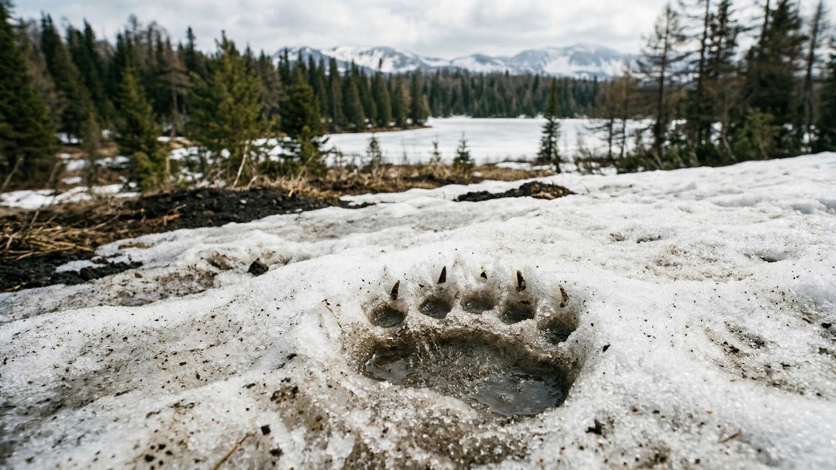 Оттепель на Камчатке: медведи выходят из берлог раньше срока