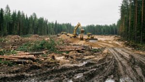 Ради песчаного карьера в пригороде Якутска вырубят 23 гектара леса