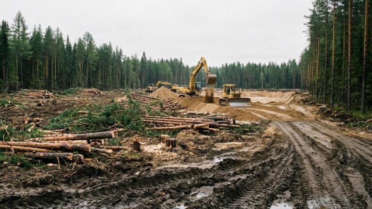 Ради песчаного карьера в пригороде Якутска вырубят 23 гектара леса